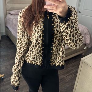 St. John Collection Animal Print Jacket NWT